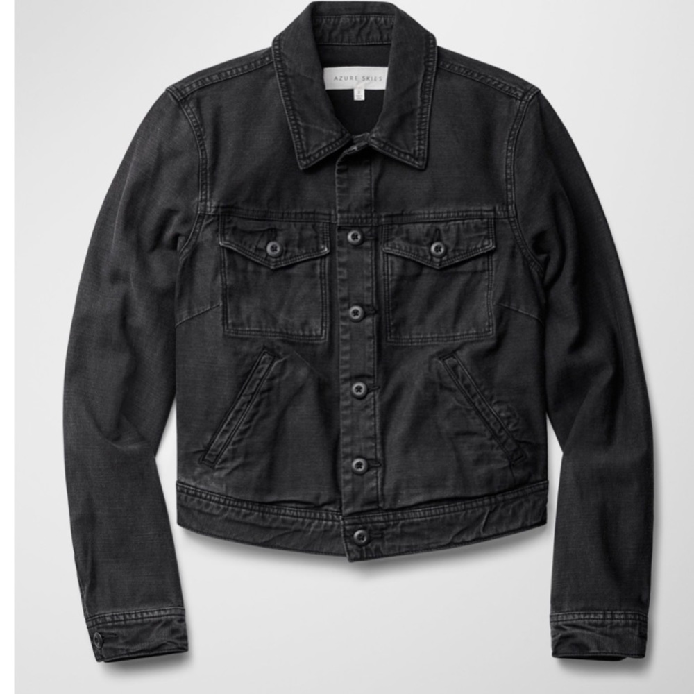 Aritzia Azure Skies Refrain crop jacket